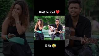 Wait For End ❤️ | Totla Prank On Girl |@JhopdikClub #shorts #funny #comedy #singing