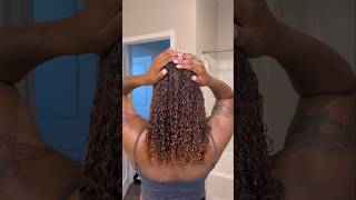 Viral Zigzag Hairstyle #naturalhair #washngo #braidedhairstyle #naturalhairstyles #curlyhairstyles