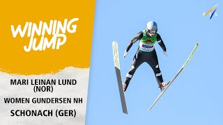 Mari Leinan Lund outjumps rivals in Schonach | FIS Nordic Combined World Cup 23-24