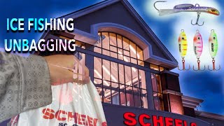 SCHEELS ICE FISHING  UNBAGGING