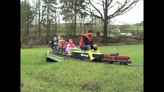 Echtdampftreffen 5 Zoll Gartenbahn Nikolausdampf 09.12.2007 im Huserland letzter Teil