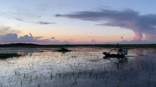 Florida glades sunset