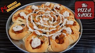 CROWN CRUST PIZZA with EXTREME SAUCE | Original Restaurant Style Detailed Recipe by FS Food Studio