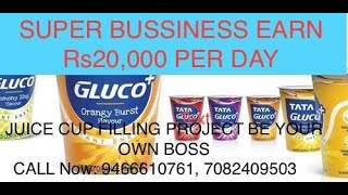 Glucose Cup filling machine, Cup juice filling, , Glass Drink cup filling, Tata Gluco cup filling