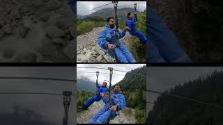 Ziplining 💙 #trending #tiktok #viral #video #reels #youtubeshorts #couple #subscribe #short #shorts