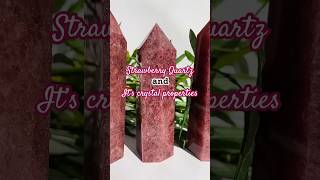 Strawberry Quartz crystal healing properties | #crystalhealing #crystalshop #healingcrystals