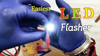 easiest #LED #Strobe Light Making | #Relay