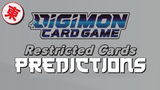 Digimon TCG Ban / Restricted Prediction List