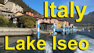 Lake Iseo, Italy