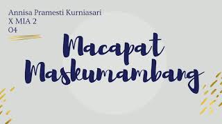 Tembang Macapat Maskumambang