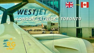 WestJet 787 Dreamliner London Gatwick - Toronto