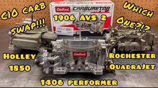 The 1971 C10 gets a carburetor upgrade!!!