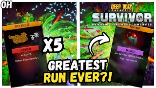 Was This My GREATEST Run Ever?! Deep Rock Galactic Survivor!