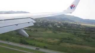 Landing in Lankgawi  - Malaysia airlines