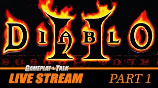 Diablo II (ver. 1.00) - Full Playthrough - Part 1 | Gameplay and Talk Live Stream #472