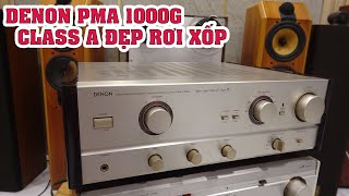 hàng siêu thị Nhật về đẹp keng-ampli Class A DENON 1000G và cái giá rẻ tê người