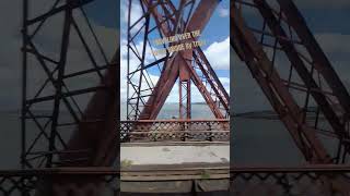 By train travelling over the Forth Bridge - Scotland #shorts #shortsvideo