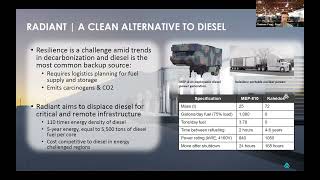 A Risk Informed Environmental Process for Microreactors by Chanson Yang with Radiant Nuclear