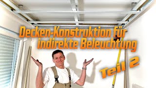 Gipskarton/Rigipsdecke einbauen Teil 2 | DH-Trockenbau