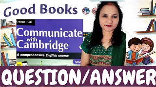 Good Books | Question Answers | Exercises | Class 3 | Communicate with Cambridge