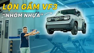 Lộn gầm VinFast VF 3 - Giá như thế thì hoàn thiện có "NHÔM NHỰA" hay không? | WhatcarVN