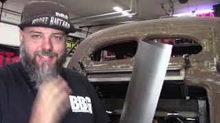 Making Panels with a Sheet Metal Roller 1937 Rat Rod Update 47