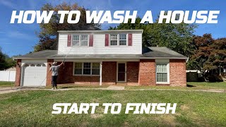 How to Soft Wash a House Training Video (Start to Finish)