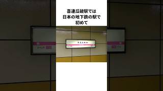 大阪屈指の難読駅名「喜連瓜破」に関する面白い雑学'#大阪 #鉄道 #shorts