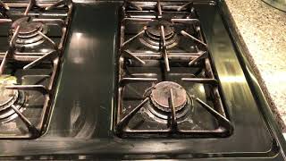 Jenn Air gas range   stove   oven