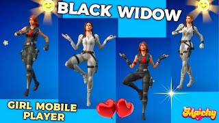 🔴 Which Skin Is Better: Black Widow Or Black Widow (Snow Suit) In Fortnite? Zero Build Gameplay