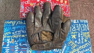 Heritage in Hand: Spectacular 1915 ear Draper and Maynard Baseball Glove