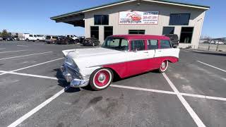 1956 4 door wagon 210 walk around