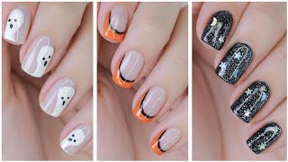 Minimalistic Nail Art 2021 🎃 Fun & Easy Halloween Nail Design Compilation!