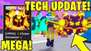 ZDOBYŁEM NAJLEPSZE PETY W NOWYM *TECH* UPDATE! | CLICKER SIMULATOR