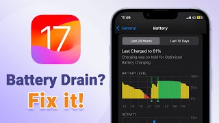 How to Fix iPhone Battery Draining Fast after Update iOS 16/17