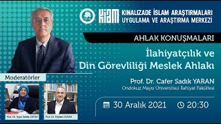 Ahlak Konuşmaları (İlahiyatçılık ve Din Görevliliği Meslek Ahlakı)