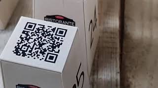 Realizzazione QR menu in legno