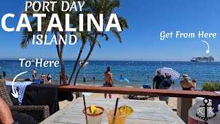 BEAUTIFUL DAY on Catalina Island | Royal Caribbean | Descanso Beach | Ensenada, Catalina |