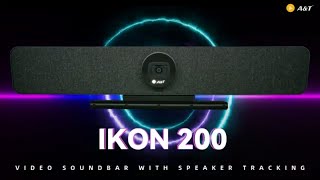 IKON 200 | Video Soundbar | A&T | For effective collaboration | speaker tracking camera