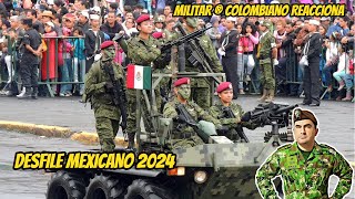 Militar ® Colombiano Reacciona A PARACAIDISTAS Y INFANTERIA mexicana 2024 MEXICO #EjércitoMexicano