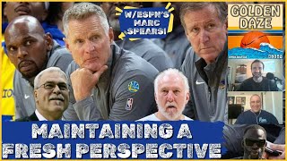 Steve Kerr's Strategy to Maintain Fresh Perspective for Golden State Warriors, w/ESPN's Marc Spears