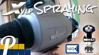 How to spray with a Wagner XVLP Paint Sprayer. Spraying Caparol PU-Satin