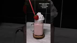 Copycat Starbucks strawberry frappe Recipe! #shorts #short