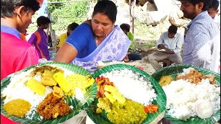 Unbelievable! Hard Working Women Serve the Cheapest Roadside Unlimited Meals | Indian Street food