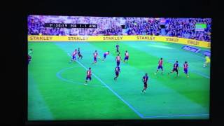 goal messi 1:1 barcelona - atletico