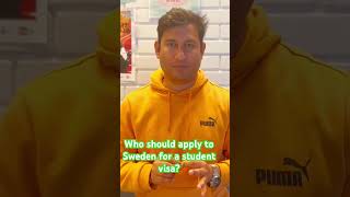 Who should apply to Sweden for a student visa! #studyabroad, #shorts, #studyineurope, #studentvisa,