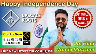 HAPPY Independence DAY 2024 by Upscale Roots! #OurNewOffers 🧡🤍💚