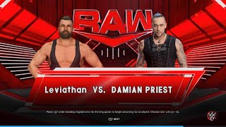 WWE 2K23 Leviathan vs Damian Priest