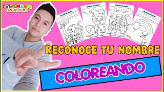 Actividad Para Reconocer El Nombre-Totalmente Creativos🎨