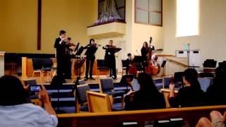 YOSAC Youth Orchestra: Mozart -- Flute Quartet No. 3 in C Major (K. 285b) Allegro